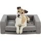 Trixie CityStyle Sofa - szögletes fekhely (világosszürke) kutyák részére (90x70cm) 