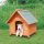 Trixie Cottage Dog Kennel - kutyaház (barna) sátortetős (M-L) 83x87x101cm/ Ingyenes kiszállítással!