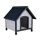 Trixie Natura Dog Kennel - kutyaház (szürke) sátortetős (M-L) 83x87x101cm/AKCIÓ/Ingyenes házhozszállítás!