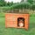 Trixie Classic Dog Kennel - kutyaház (barna) féltetős (S-M) 85×58×60cm/Ingyenes kiszállítással/