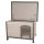 Trixie Classic Dog Kennel - kutyaház (szürke) féltetős (L) 116x82x79cm/Ingyenes kiszállítás