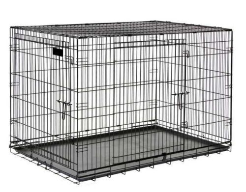 Fémketrec mobil, 2 ajtós Intermedium (75 x 53 x 60 cm)