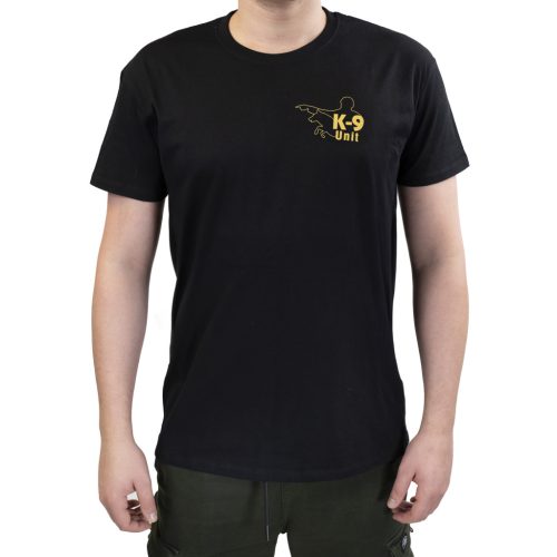 K9® UNIT fekete környakú póló 3XL