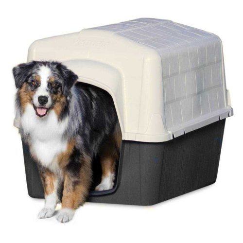 Barnhome3 Small kutyaház fehér/szürke 73cmx56cmx53cm