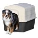 Barnhome3 Small kutyaház fehér/szürke 73cmx56cmx53cm