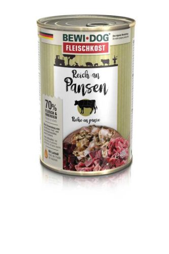 Színhús pacalban gazdag 400 g Bewi-Dog