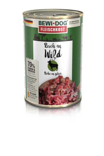 Színhús vadban gazdag 400 g Bewi-Dog