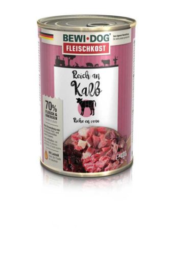 Színhús borjúban gazdag 400 g Bewi-Dog