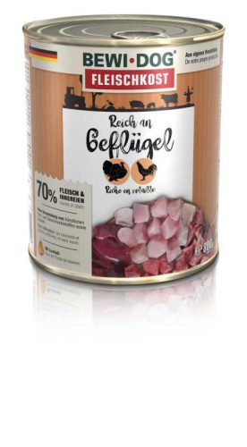 Színhús baromfiban gazdag 800 g Bewi-Dog