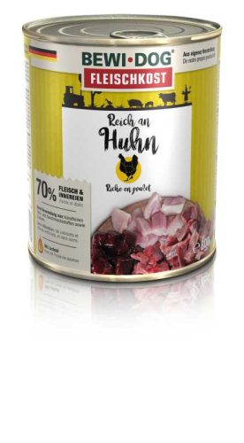 Színhús tyúkhúsban gazdag 800 g Bewi-Dog