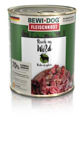 Színhús vadban gazdag 800 g Bewi-Dog