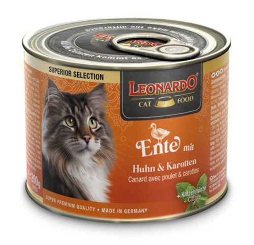 Leonardo 200 gr kacsahús csirkével és sárgarépával TOP TERMÉK 