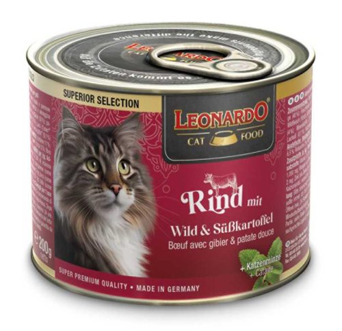 Leonardo 200 gr marhahús vaddal és édesburgonyával 