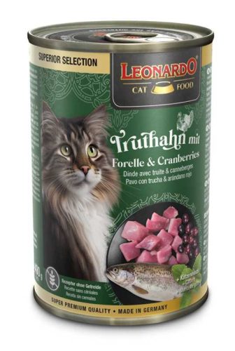 Leonardo 400 gr pulykahús pisztránggal és áfonyával TOP TERMÉK