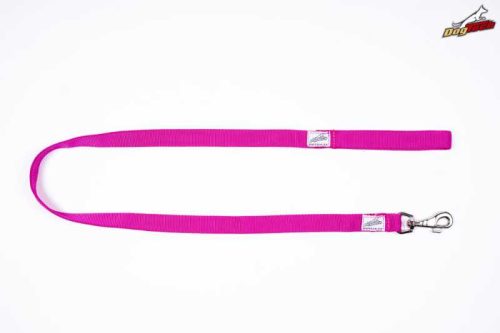 Csőheveder póráz magenta 25x1200 füles normál karabinerrel Molinári