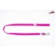 Csőheveder póráz magenta 25x1200 füles normál karabinerrel Molinári