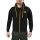 K9® UNIT Jet Black/Gold cipzáras pulóver kapucnival 2XL