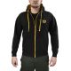 K9® UNIT Jet Black/Gold cipzáras pulóver kapucnival 2XL