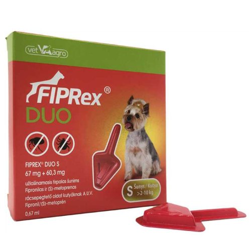 Fiprex Duo Dog 'S' 0,67 ml
